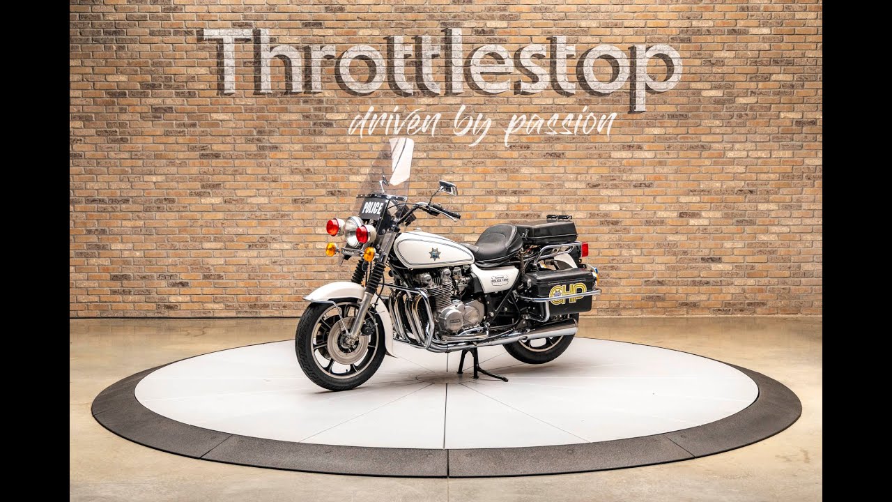 1978 Kawasaki KZ1000C Police Bike Startup and Showcase