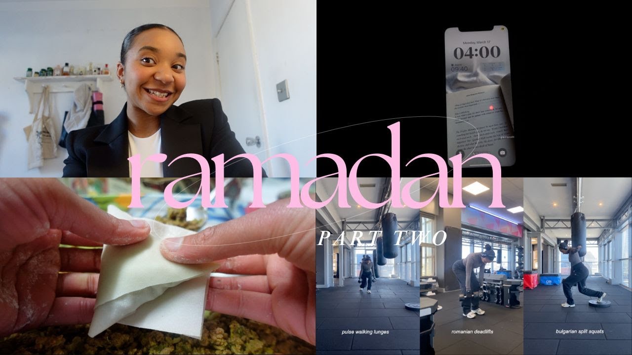 last weeks of ramadan | gym, taraweeh, mama 🤍🕊️, brand events, iftars & more | part two