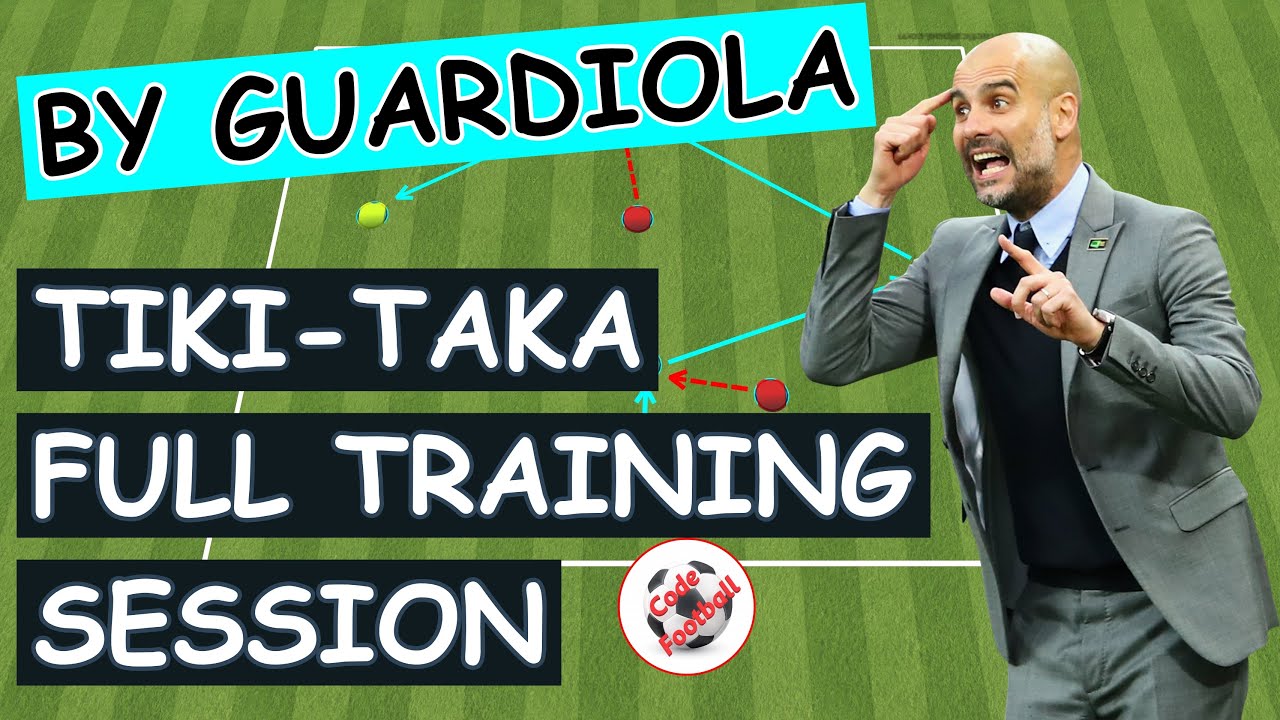 Tiki-τaka training session by Pep Guardiola!