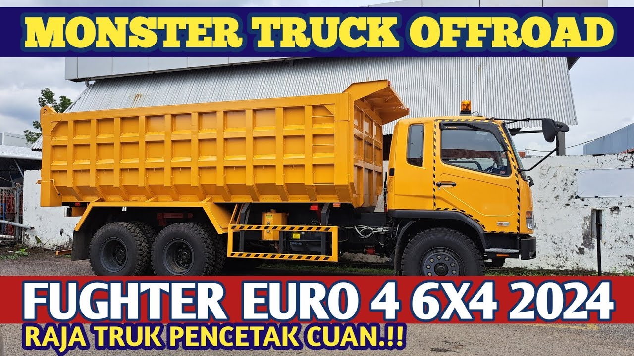 DUMP TRUK MITSUBISHI FUSO FIGHTER X FN62 6X4 JAGOAN OFFROAD #mitsubishifuso #fusofighter #dumptruck
