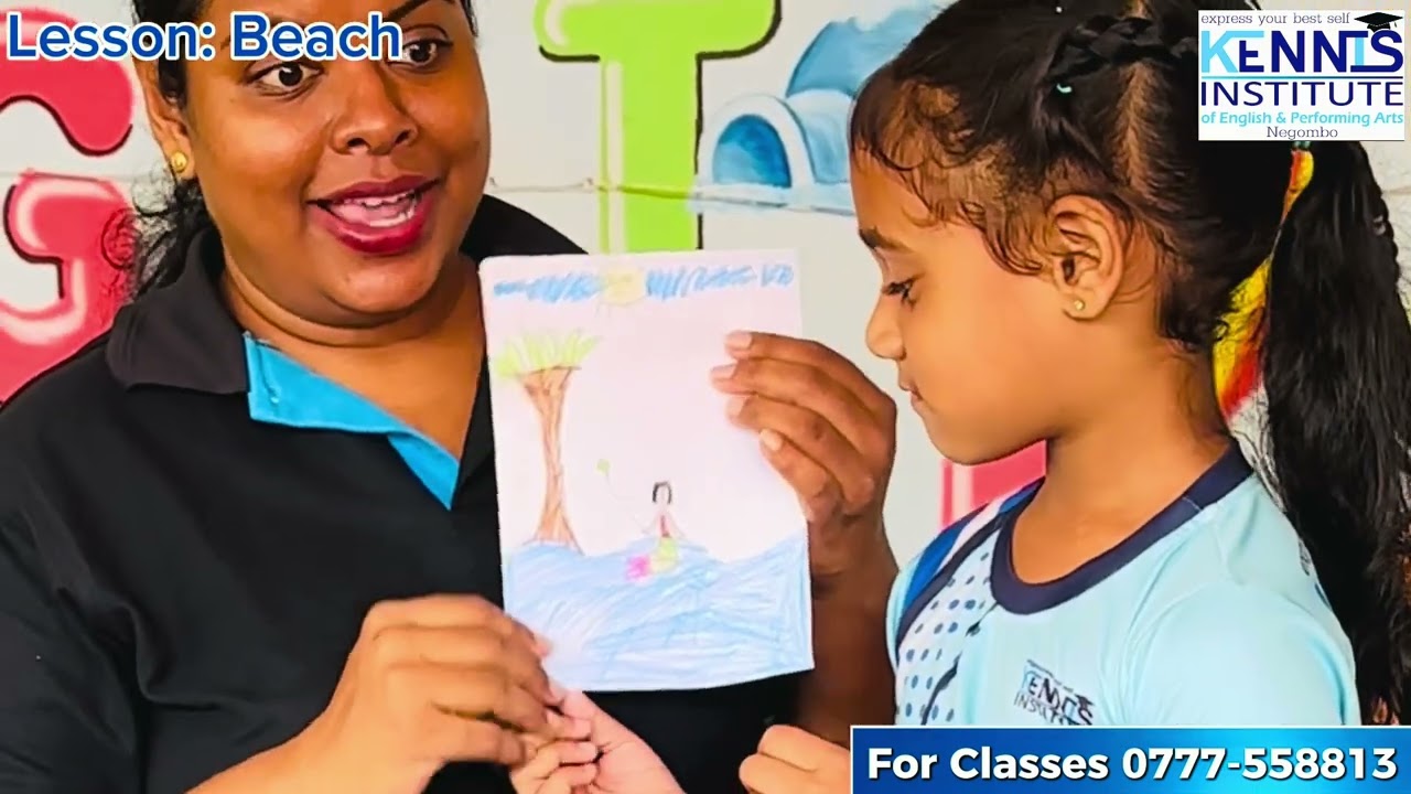 Beach 🏖️ Speaking & Listening Activities 🌊 Elocution / Spoken English 📞 Call 0777-558813