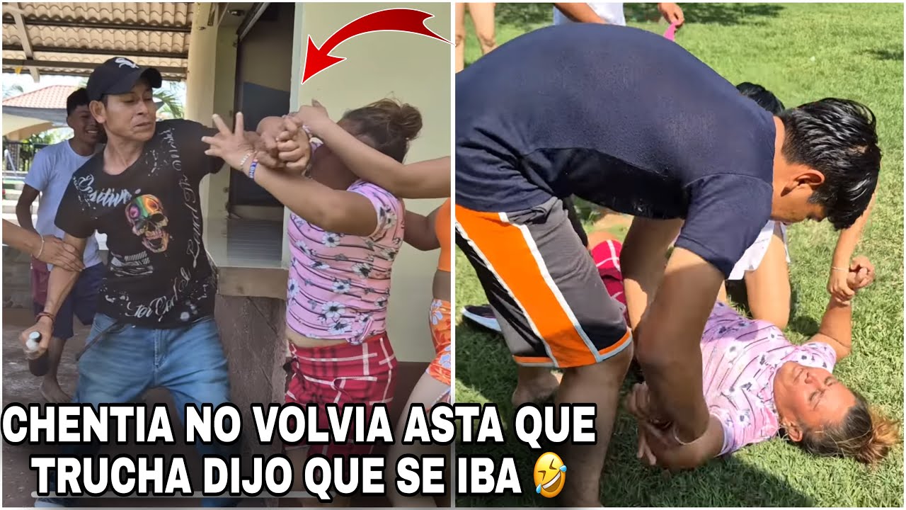 Trucha se cansó de un botellazo dejó asta viendo a jusucito por un rato a chentia