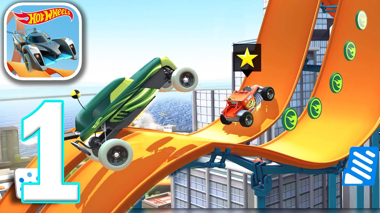 Hot Wheels: Race Off - Gameplay Walkthrough Part 1 - Levels 1-2-3 (iOS, Android) - Stunt Cars Games