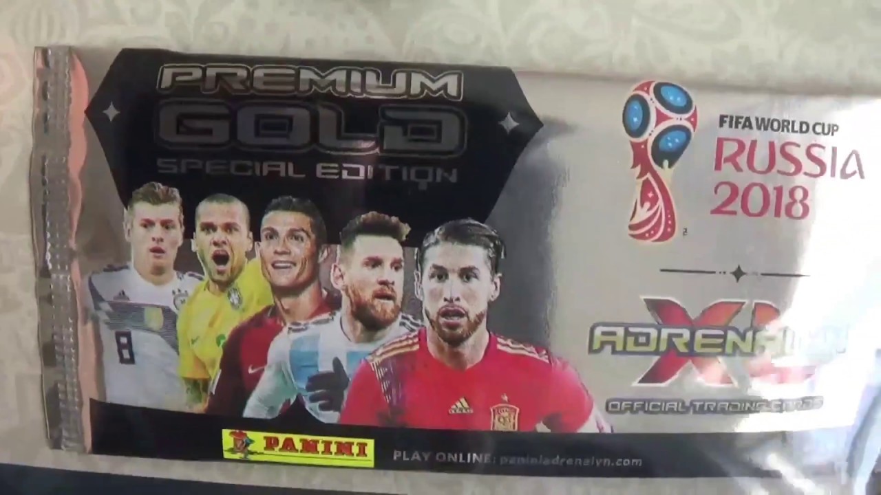 Adrenalyn Xl Russia 2018 Premium Gold Booster Unboxing