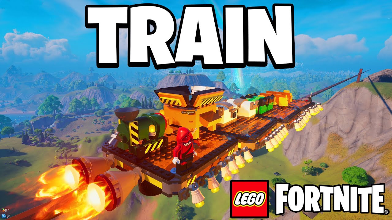How To Make A WORKING TRAIN in LEGO Fortnite.. (FAST TRAVEL)