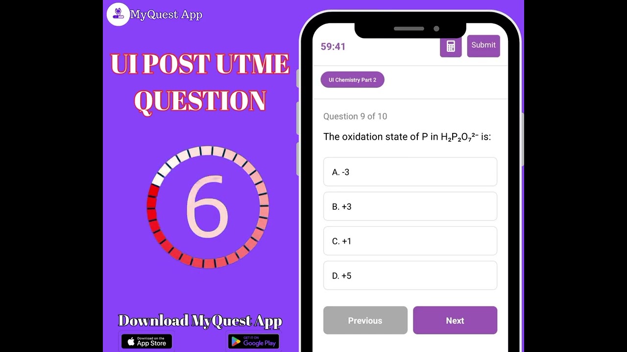 UI Post UTME Question - Chemistry