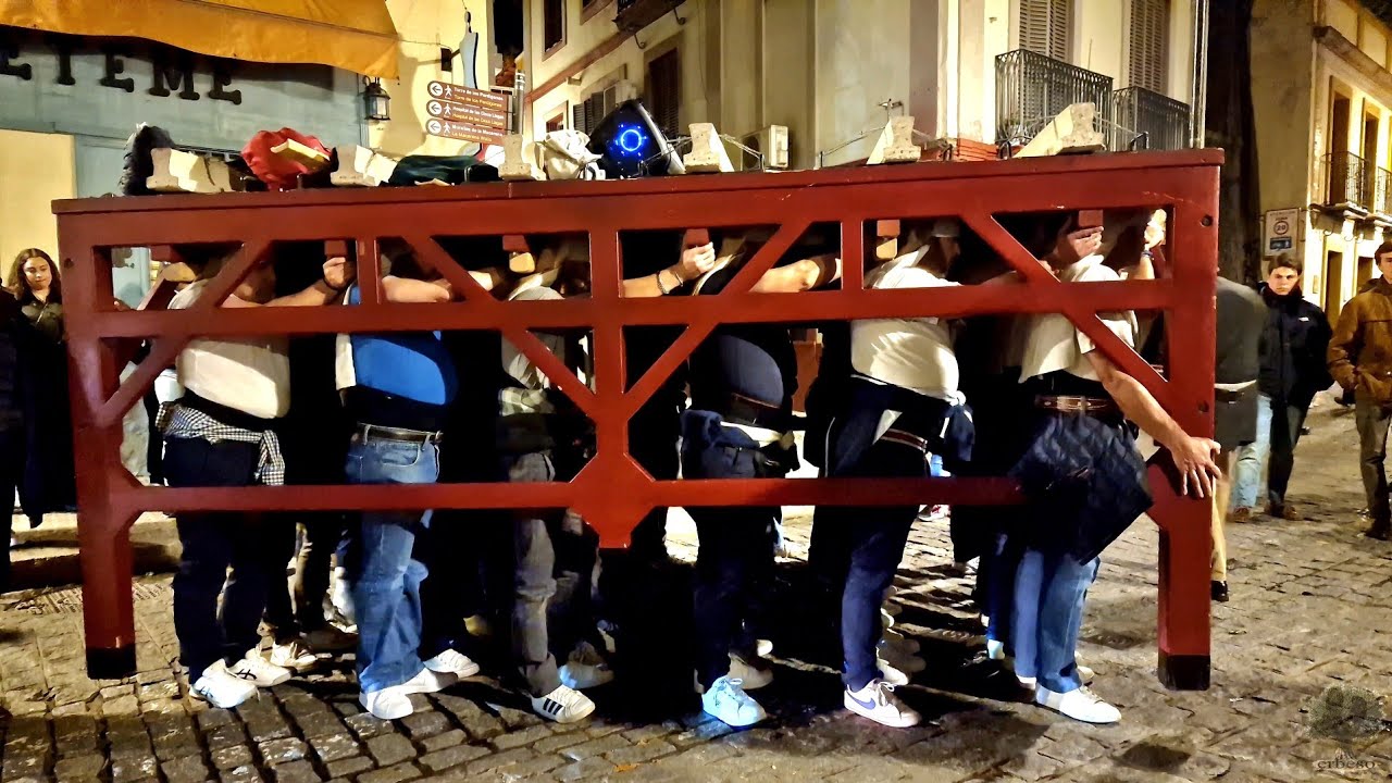 Ensayo del palio de la Macarena