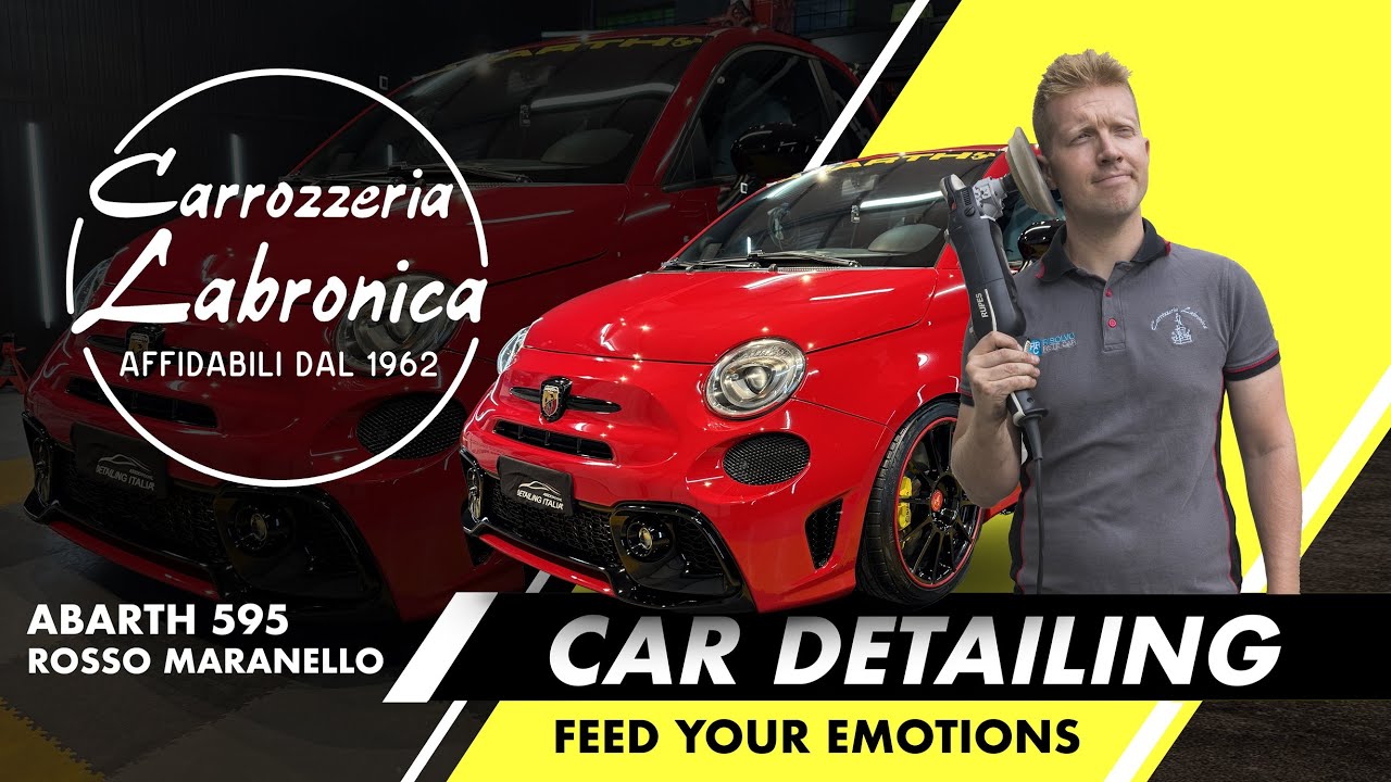 Car Detailing - Abarth 595 - Verniciatura Carrozzeria, Lucidatura e Nanotecnologia