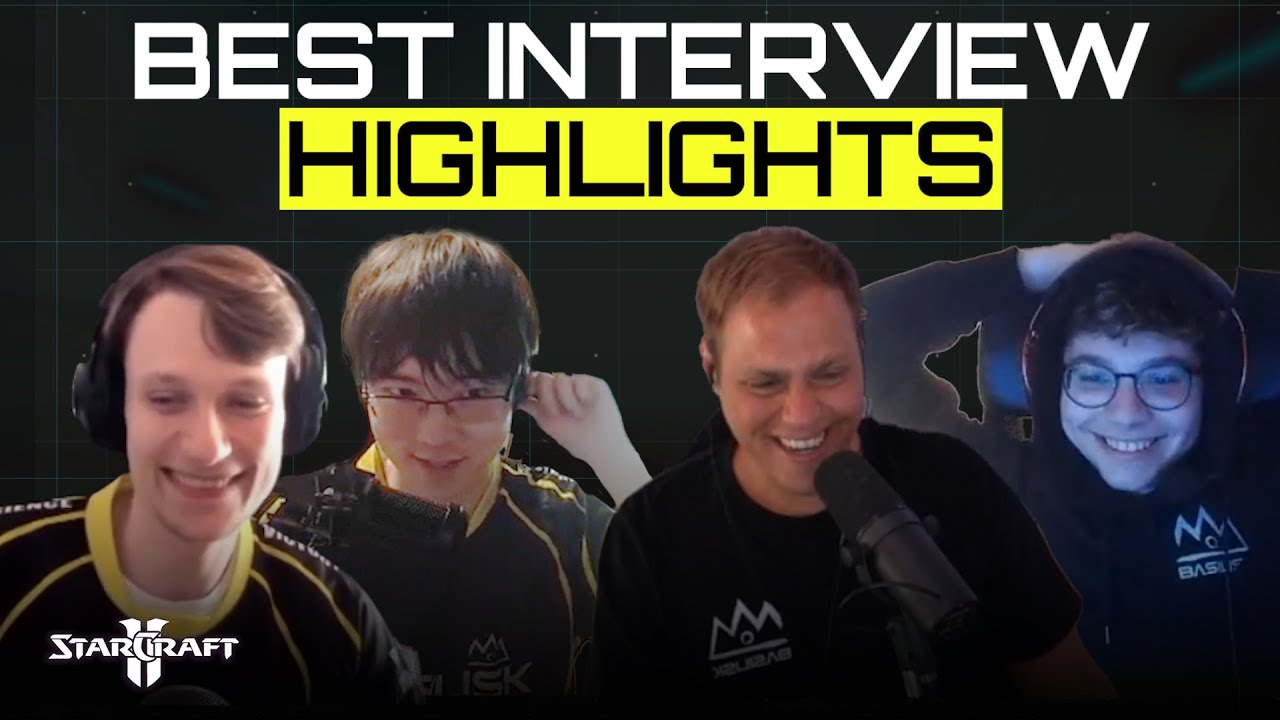 Best Interview Clips | Serral, Reynor, trigger, Rotti | Starcraft 2 | BASILISK WTL Regular Season