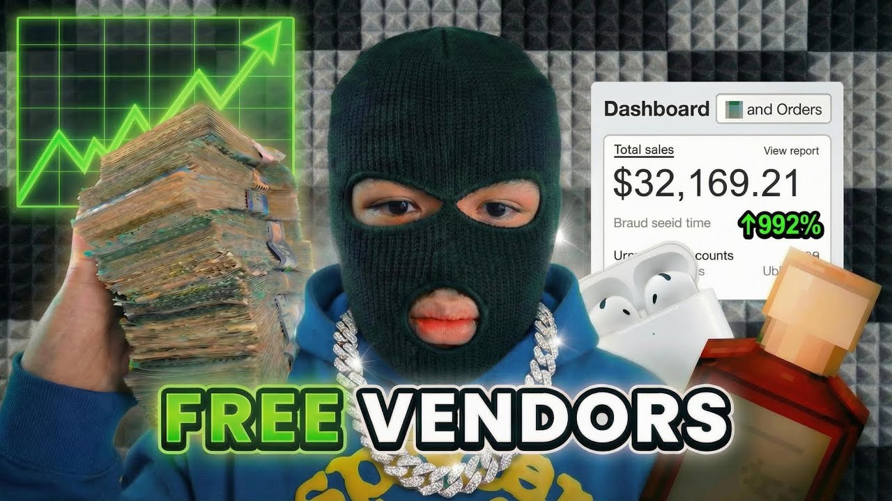 How to RESELL in 2026 (FREE VENDORS)