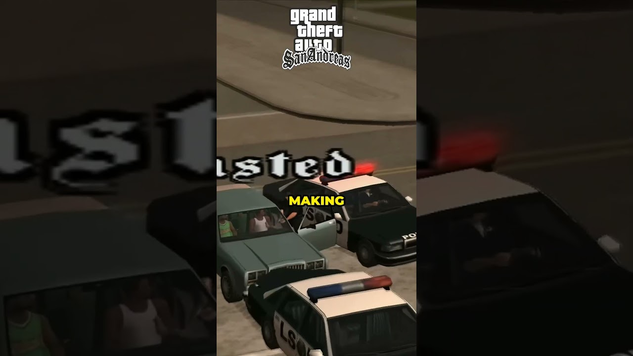 Что будет, если врезаться в полицейскую машину в каждой части GTA?