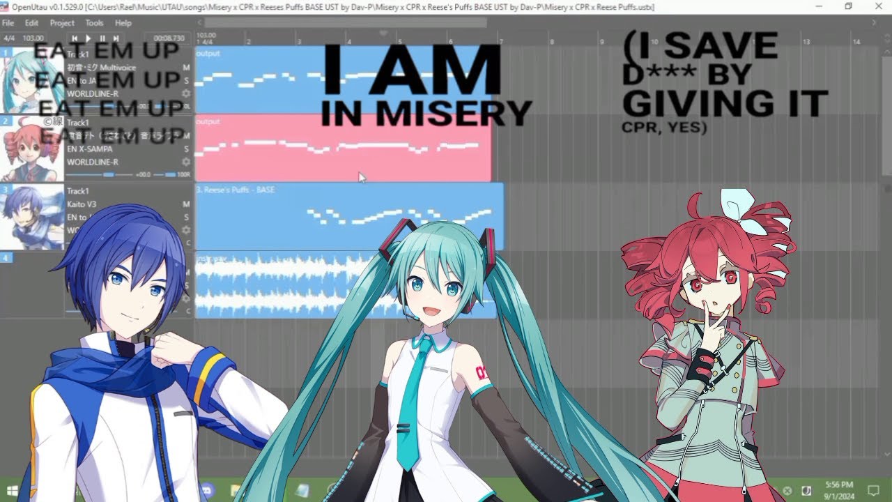 Misery x CPR x Reese's Puffs - FULL COVER in UTAU