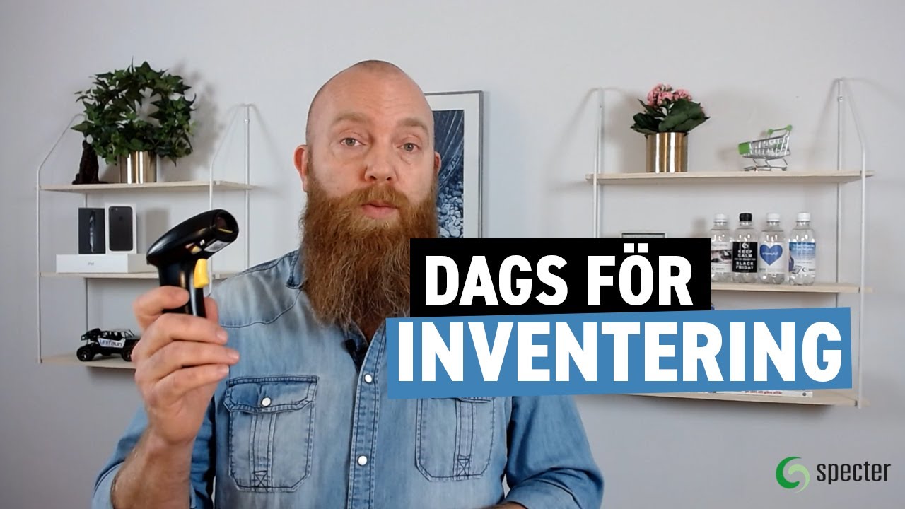Inventera artiklar i Specter aff&auml;rssystem