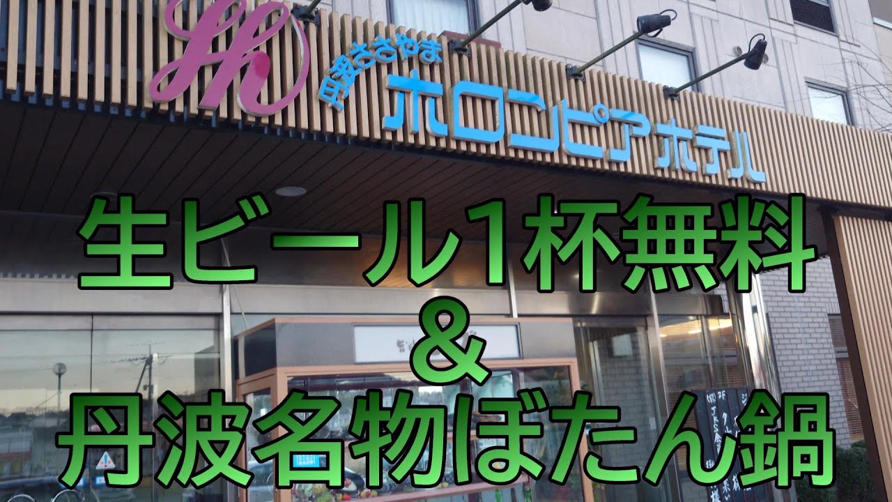 朝食もメニュー豊富で大充実　丹波ささやまホロンピアホテル　～兵庫県丹波篠山市～　おすすめビジネスホテル270泊目