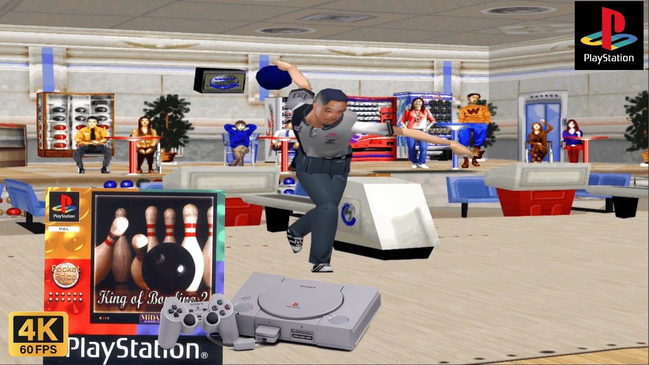 King of Bowling 2 (2000) Sony PlayStation (PS1) Gameplay in HD～4K 60FPS