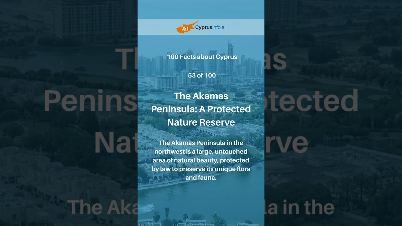 Did you know THIS about Akamas, Cyprus? 🌳