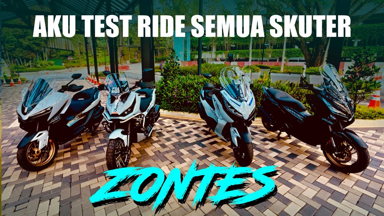 Mana Satu Yang Best? Aku Test Ride Semua Model Skuter ZONTES Baru 2026 | 368D, 368K, 368E, 368G (v2)