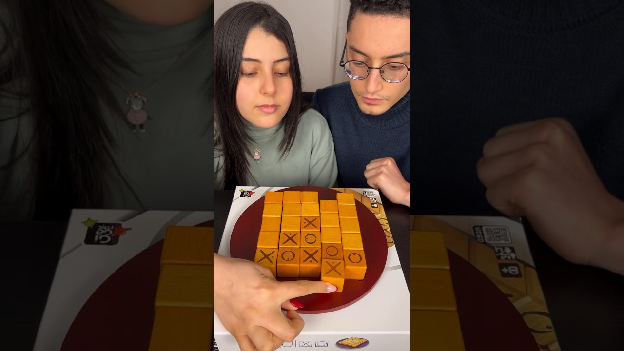Come Play Quixo With Us #boardgames #couple #GameNight #fun #shorts