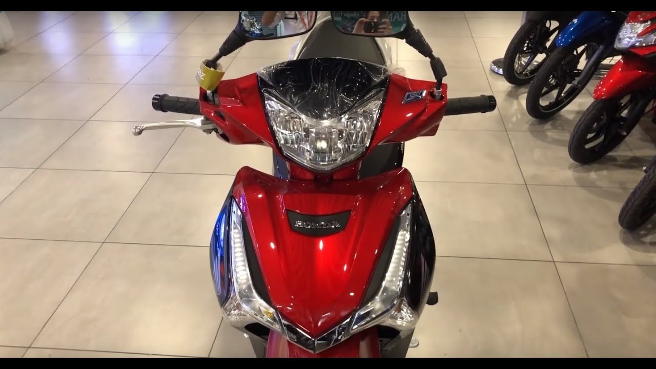 Honda Wave 125i New 2019 - walkaround (Red & Black)