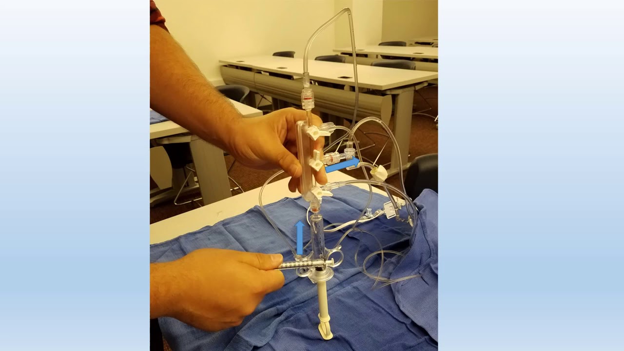 Cath Lab Manifold Setup with demo