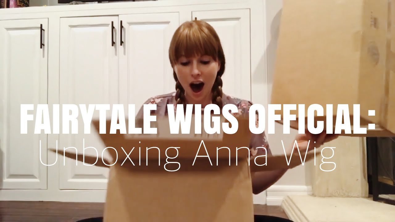 Fairytale Wigs official: Un-boxing Anna Wig