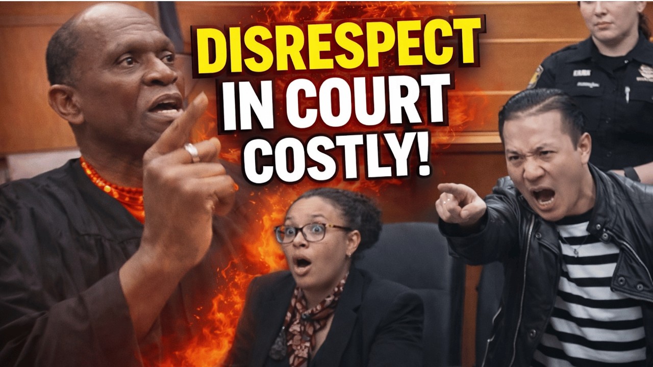 Arrogant Defendant Shakes Head at Judge Simpson – NEARLY JAILED!