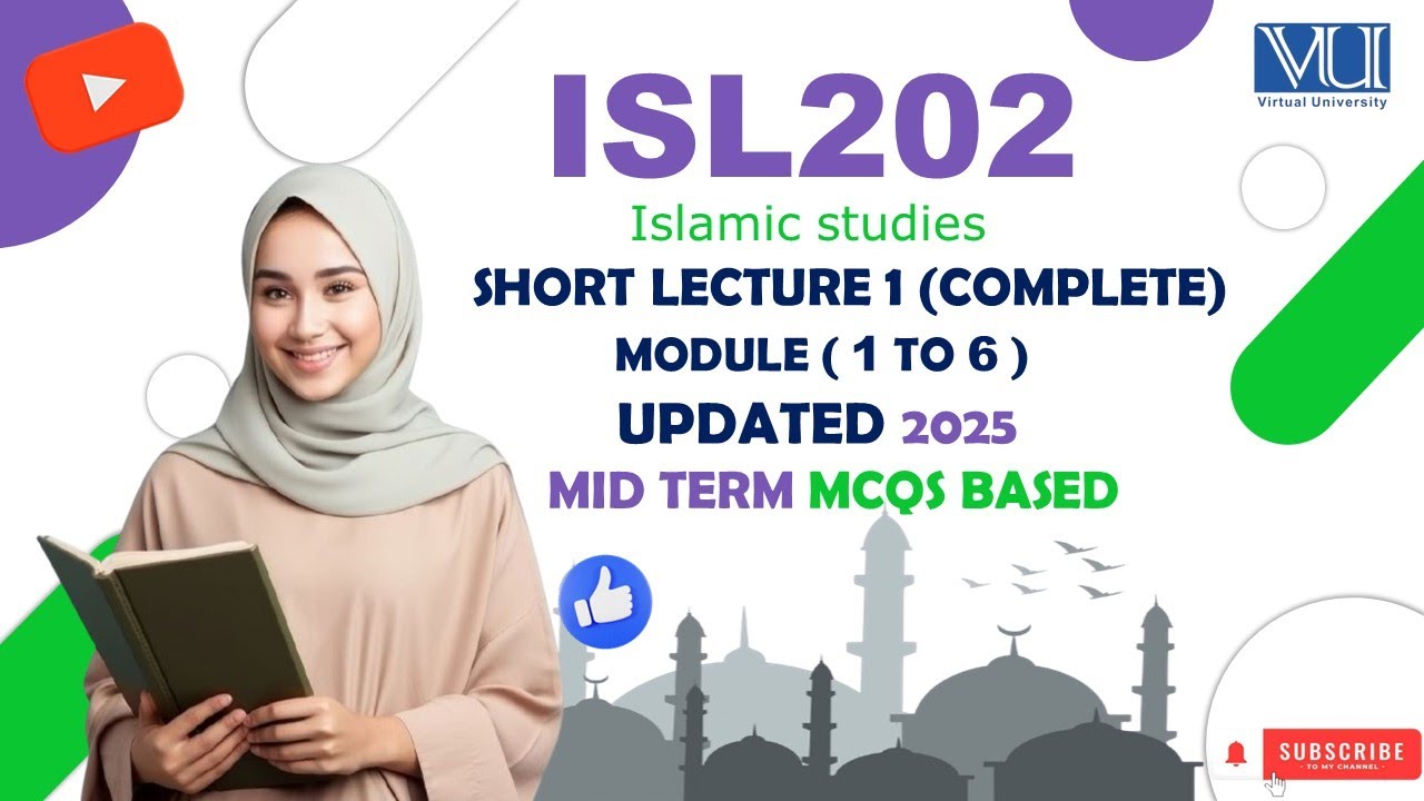 ISL202 Short_Lecture #1 Complete | VU_Midterm_Quick_Prep_IMP_MCQs | Easy_Explanation | codeneat.com