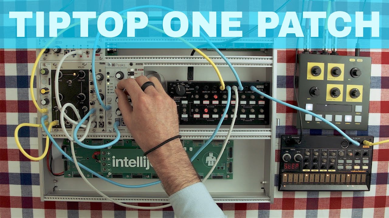 EURORACK SAMPLER PATCH TUTORIAL ~ TipTop One, VCF-74, uVCA, Peaks ~ Synthesize This! Ep.21