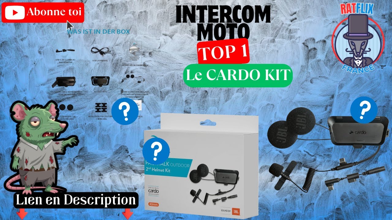 🐀 RatFlix teste le CARDO PACKTALK Outdoor 🔊 | Le MEILLEUR intercom moto & outdoor 2026 ?
