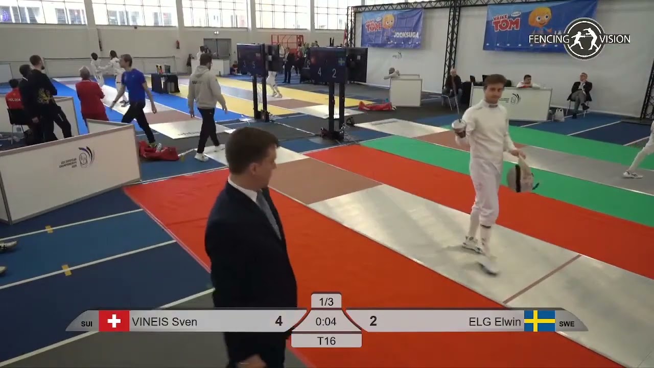 2025 U23 European Championships VINEIS Sven vs ELG Elwin