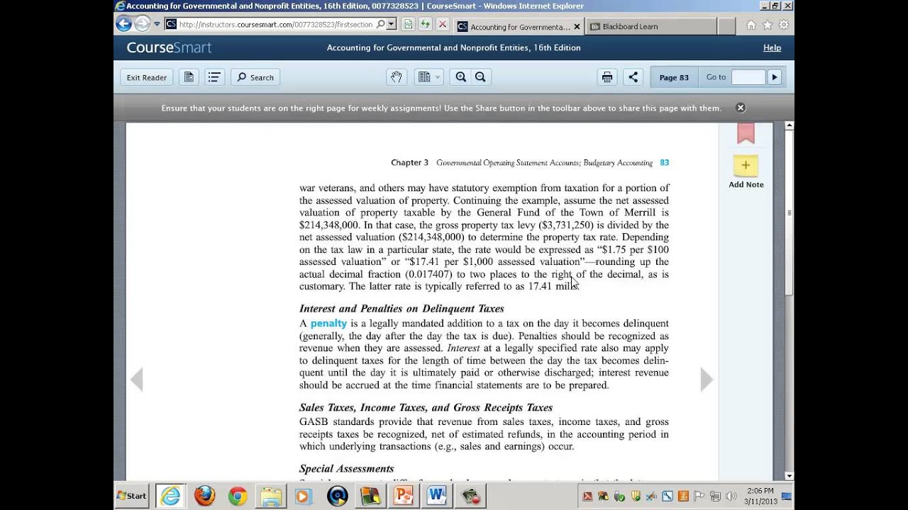 Government & Non-Profit Accounting: Governmental Operating Statement Accounts (Budgetary Accounting)