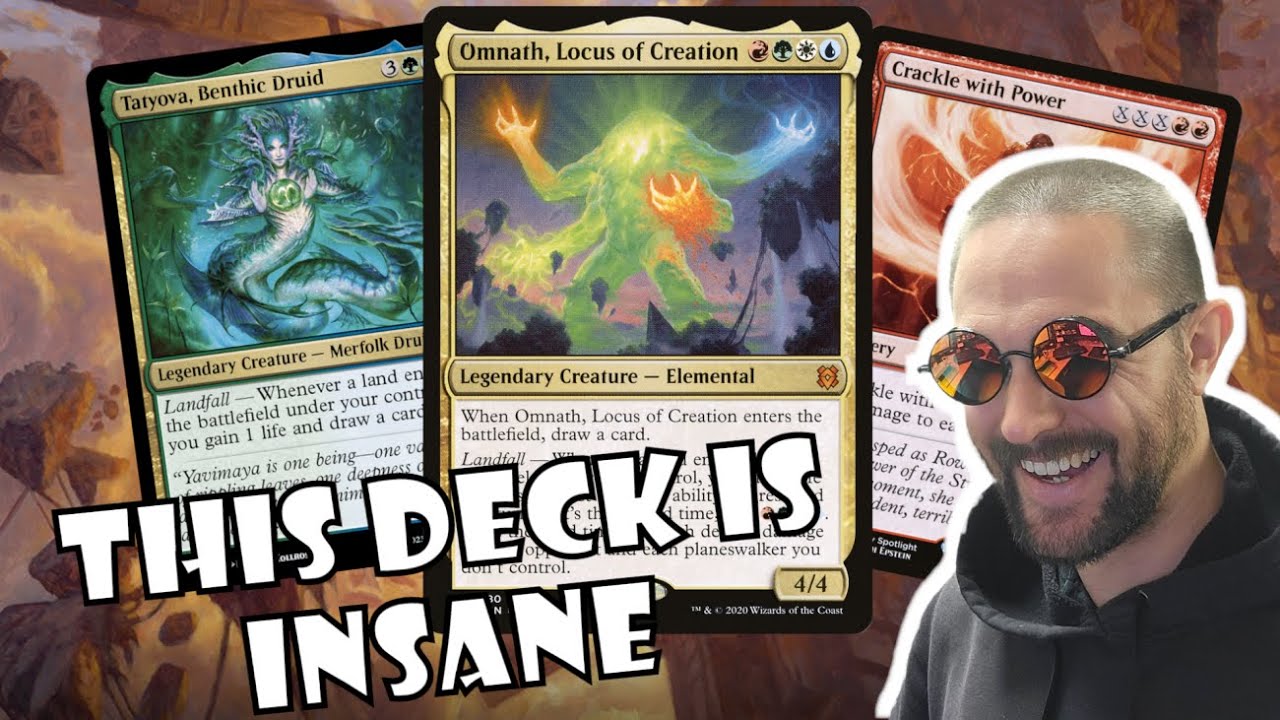 🔴🟢⚪🔵 Waste's Omnath, Locus of Creation Commander Deck Tech | MTG | EDH