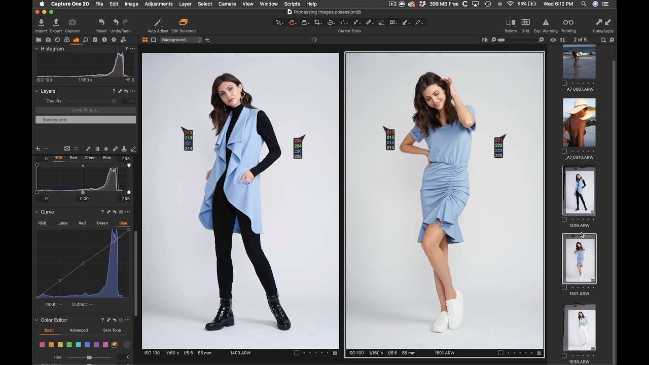 Processing Images in Capture One Pro For Retouching