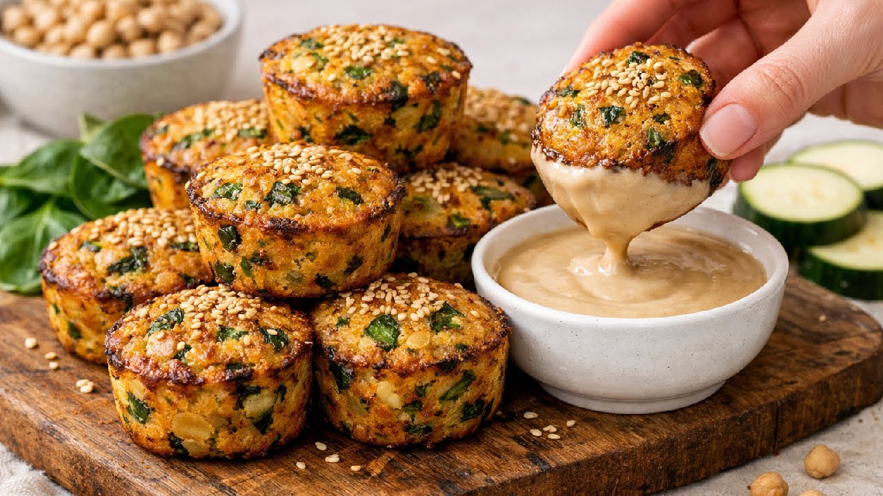 I Didn’t Expect Chickpeas to Make Such Good Muffins! Easy Recipe!