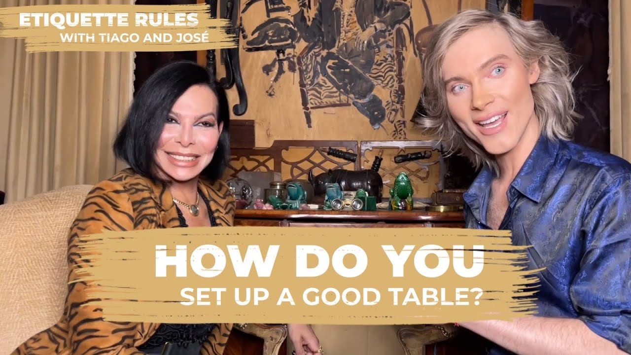 How to Set Up a Table Properly? | Storytime with José Castelo Branco & Tiago Azevedo