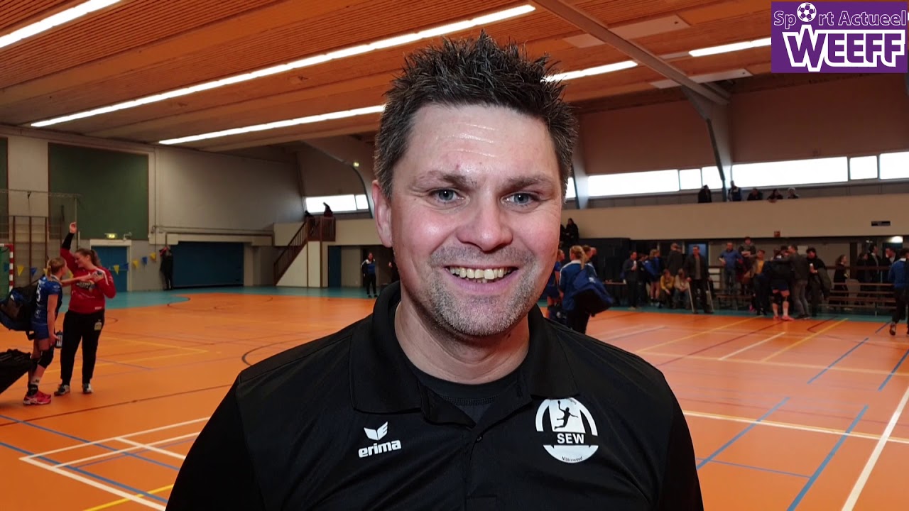 2019-03-17 Zaalhandbal, Nacompetitie, Borhave-SEW, interviews