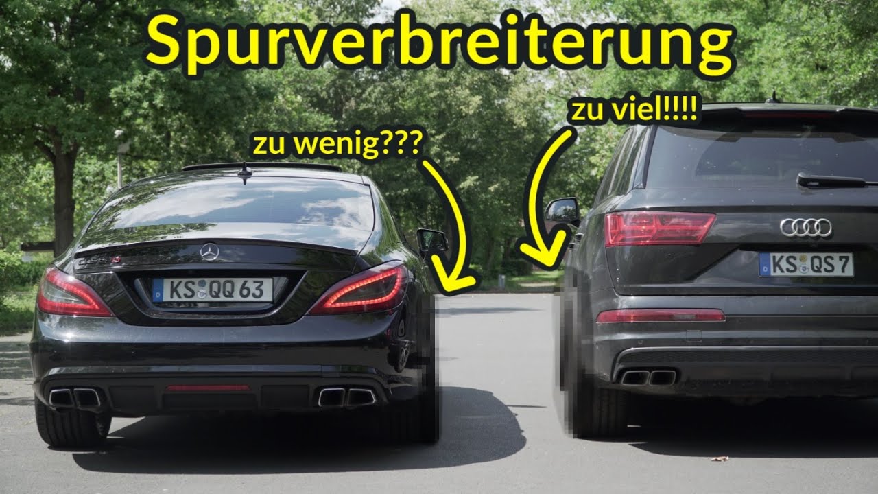 Spurverbreiterung für den CLS 63 & Audi SQ7!