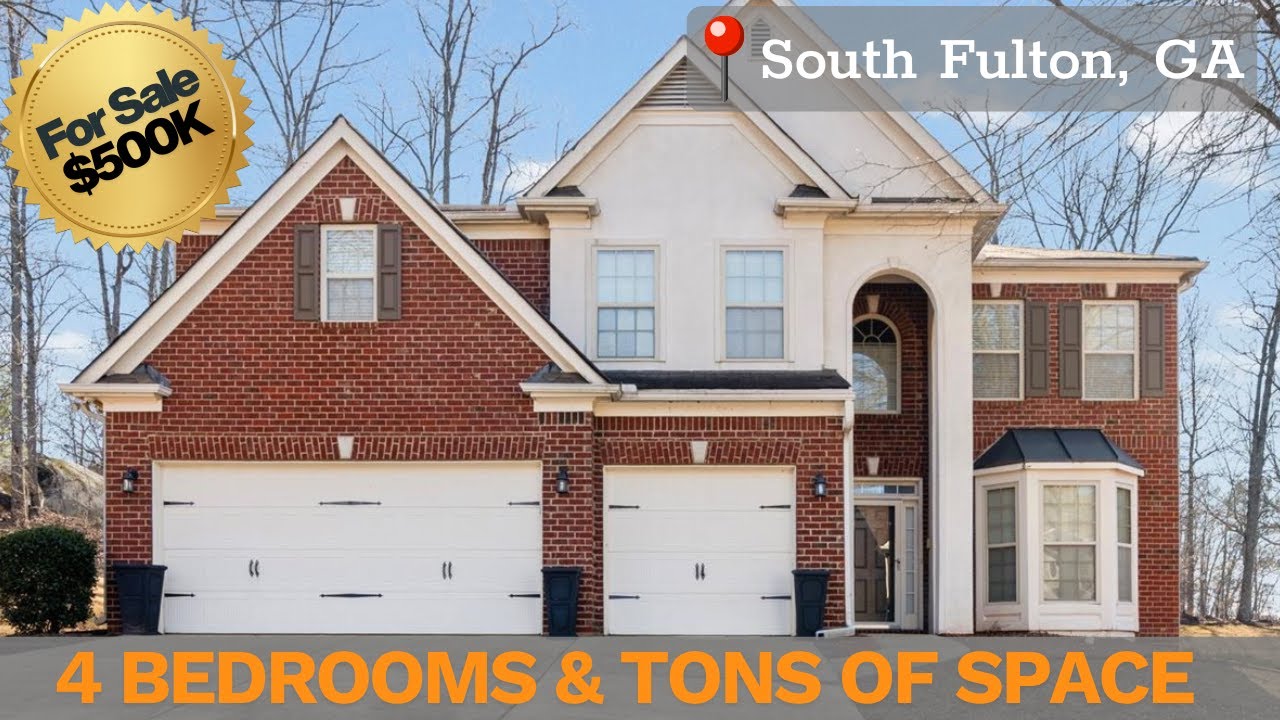 This Atlanta Home Has Everything | 3-Car Garage, Spa Bath & Entertainment Kitchen