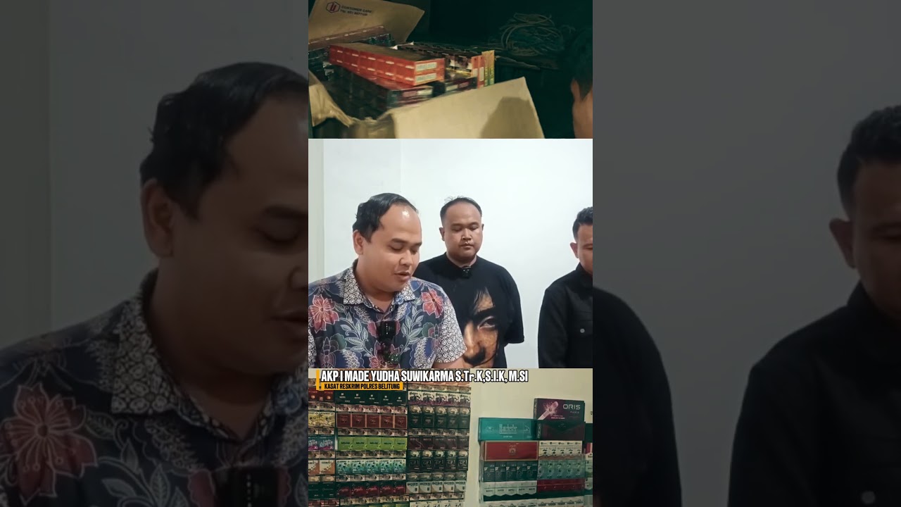 OPERASI SENYAP : Penggerebekan Jutaan Rokok Ilegal