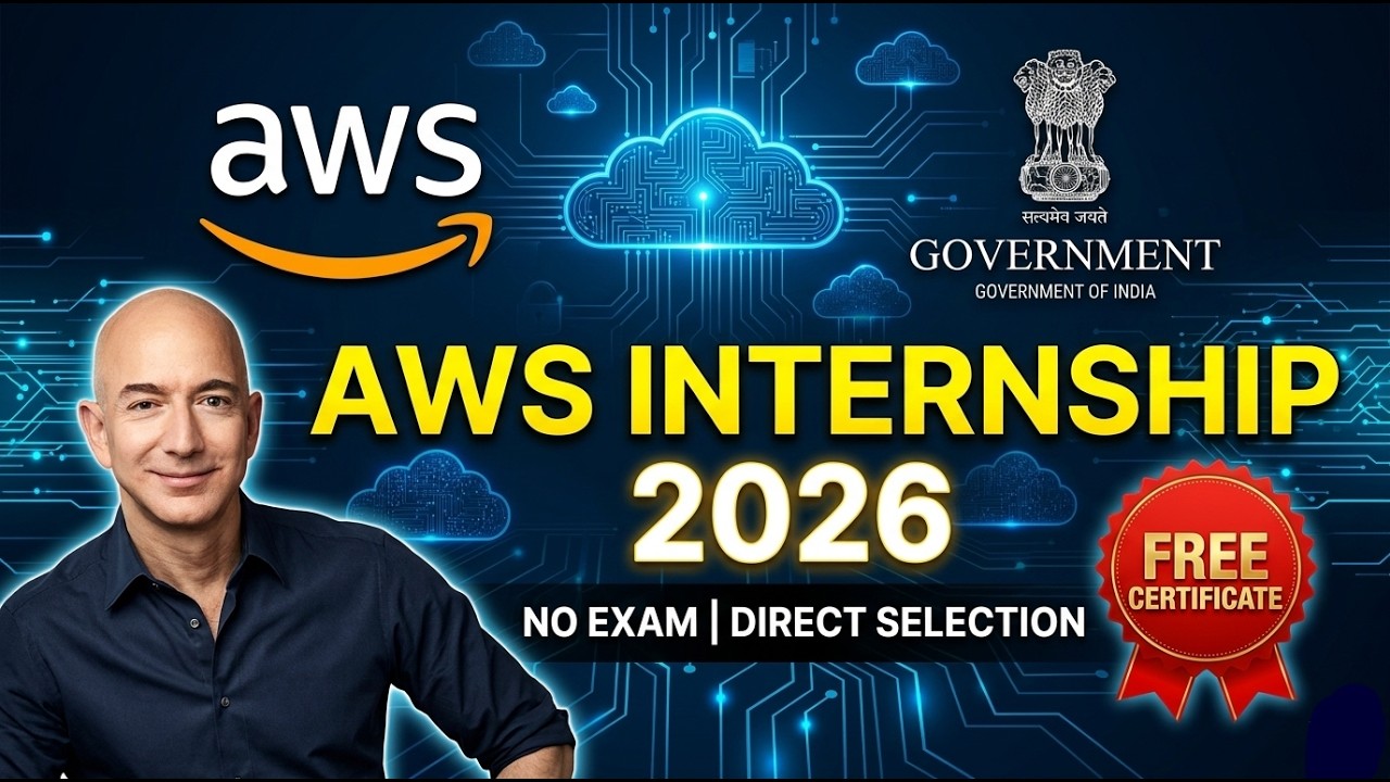 Amazon & Govt of India Launched Free Internship 2026 🇮🇳 | No Interview | Official Certificate
