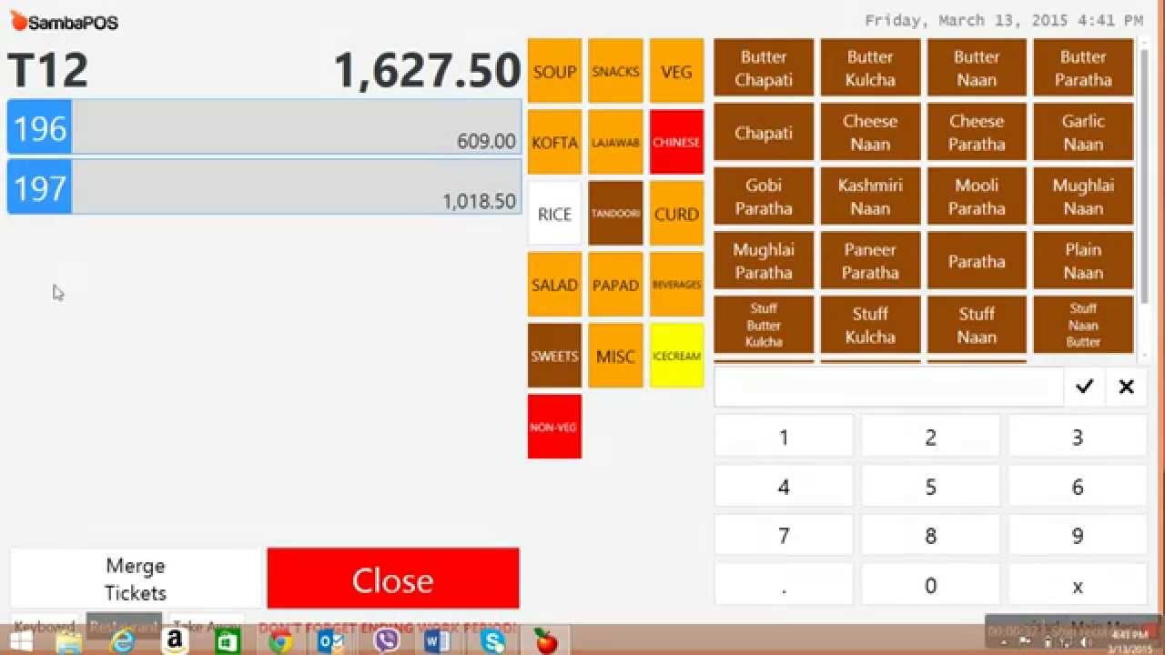 SambaPOS Implementation