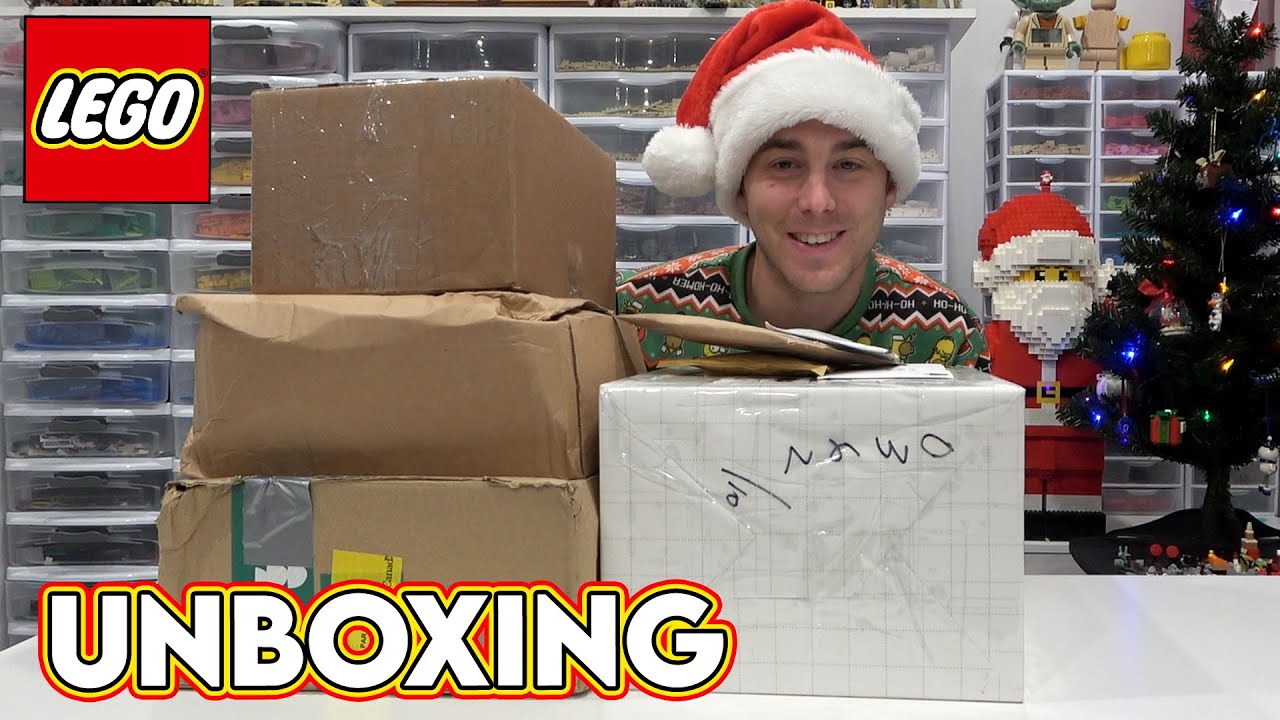 Huge LEGO Christmas Gift Unboxing!!
