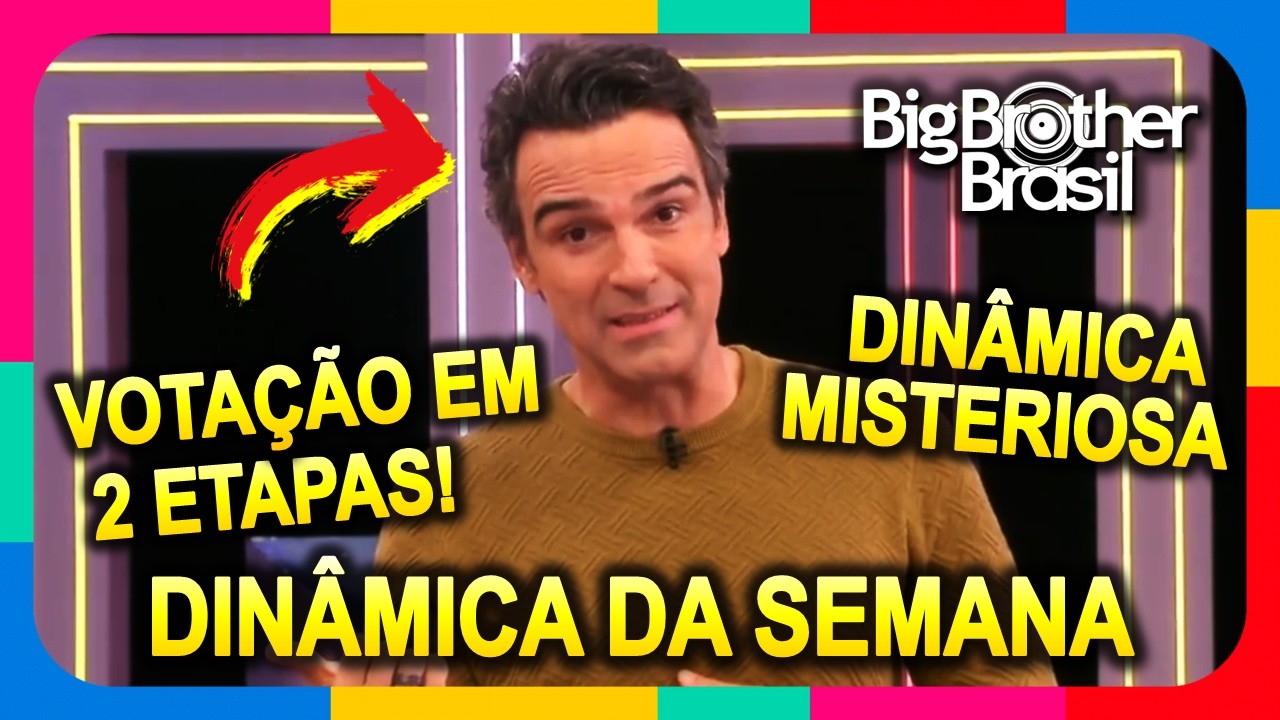 BBB 26: Pared&atilde;o em duas etapas! Entenda a din&acirc;mica desta semana no Big Brother Brasil 2026! #BBB26