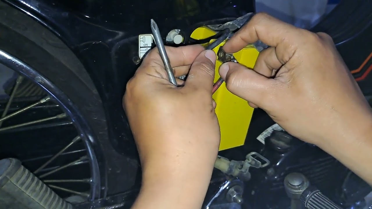 Pasang Aki SUZUKI RC 100 BLACK BRAVO PAKE AKI KERING SUPRA X 100
