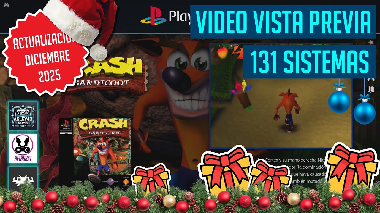 🎅🕹️ ARLEY4D ha ACTUALIZADO su SISTEMA de EMULACION INFINITA NAVIDAD 2025