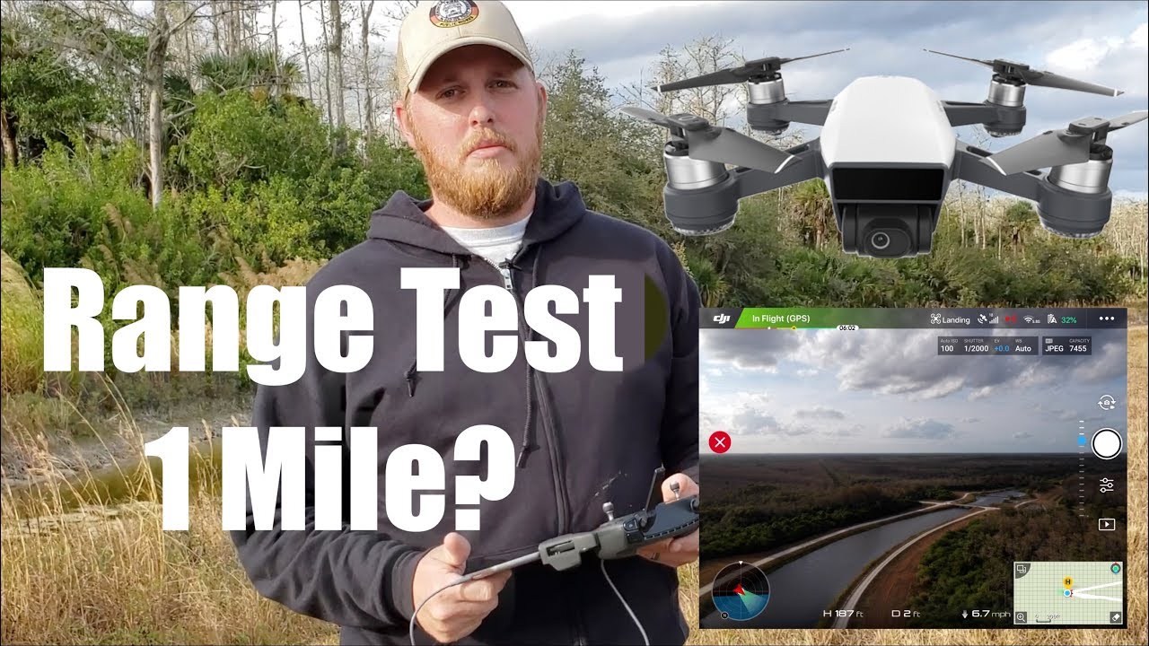 DJI Spark | Range Test, 1 Mile?