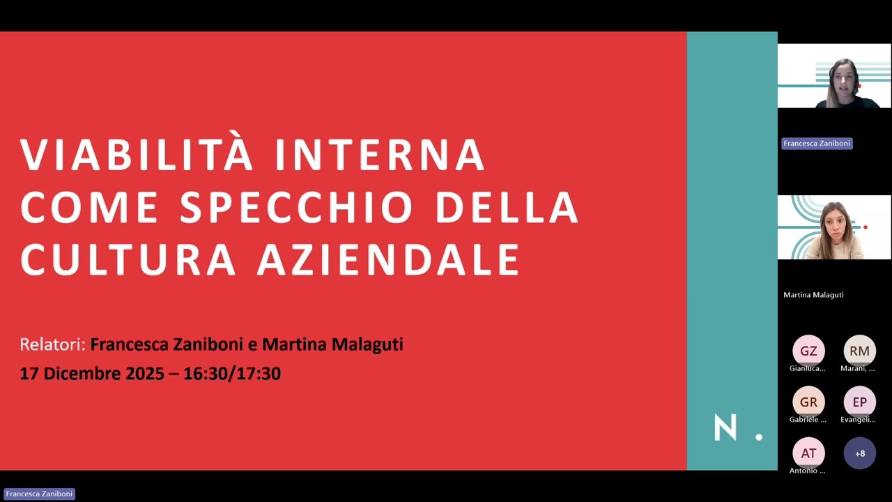 Viabilità interna come specchio della cultura aziendale.