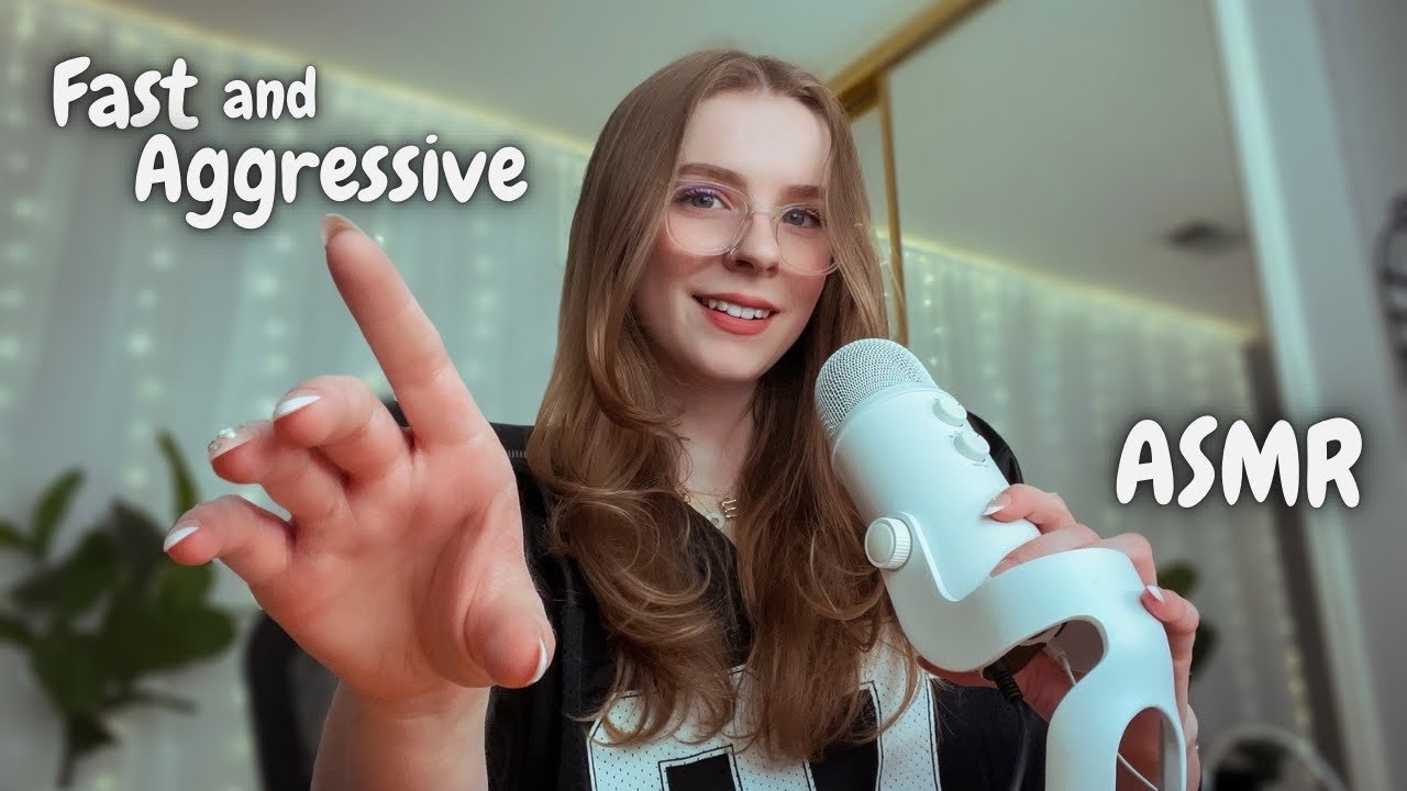 FAST AND AGGRESSIVE ASMR TRIGGER ASSORTMENT (brand NEW triggers!!!) *tingly*