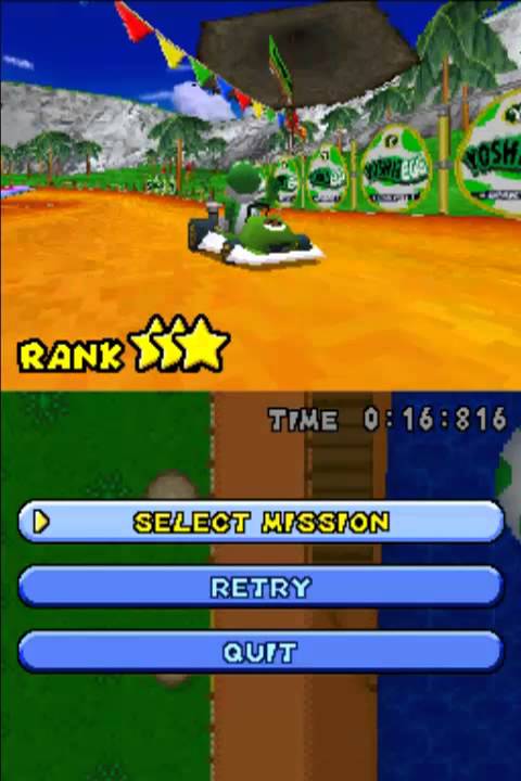 Mario Kart DS (100%) Part 33: Missions - Level 1