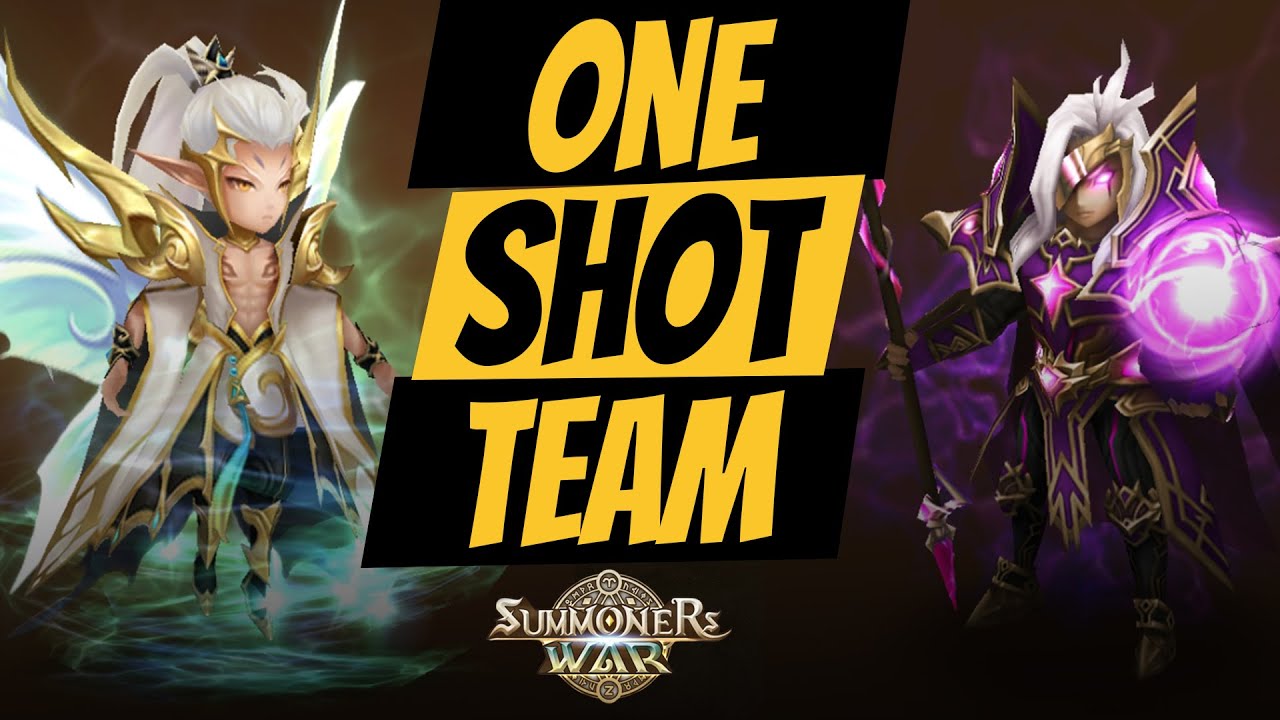 One Shot Team. Oberon, Herteit and Odin in Summoners War G3 RTA